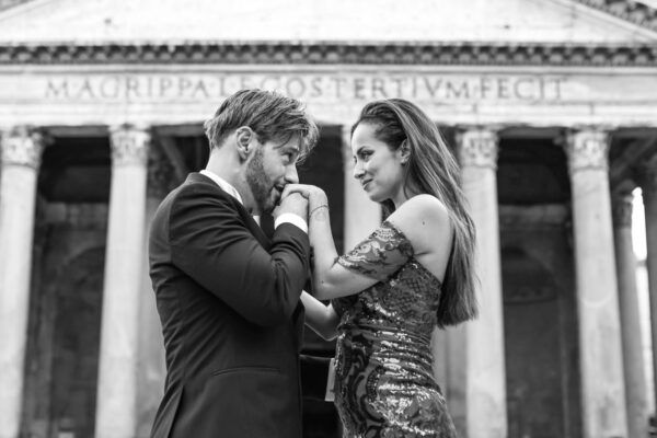 fotos en blanco y negro en Roma