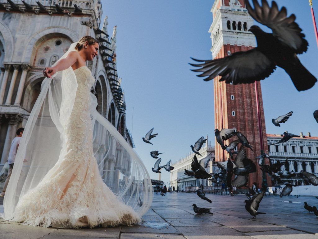 Mejores fotos de bodas en Venecia.