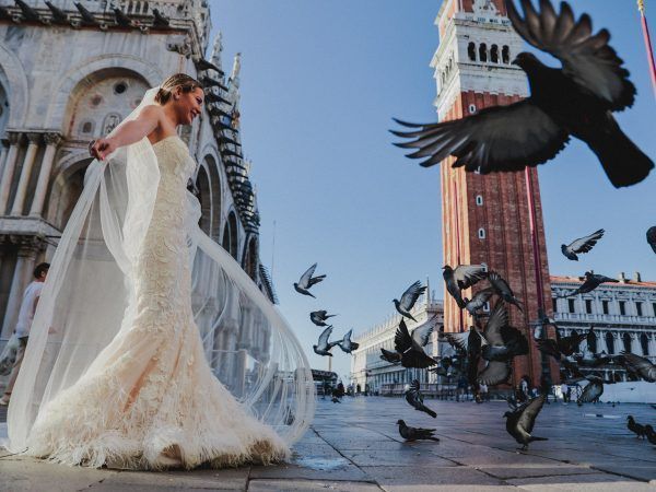 Mejores fotos de bodas en Venecia.