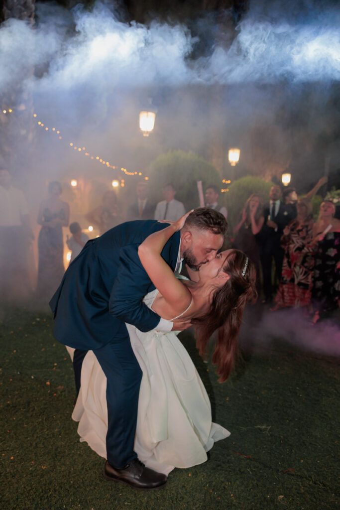 Boda en Hacienda Azahares fotografía del baile nupcial