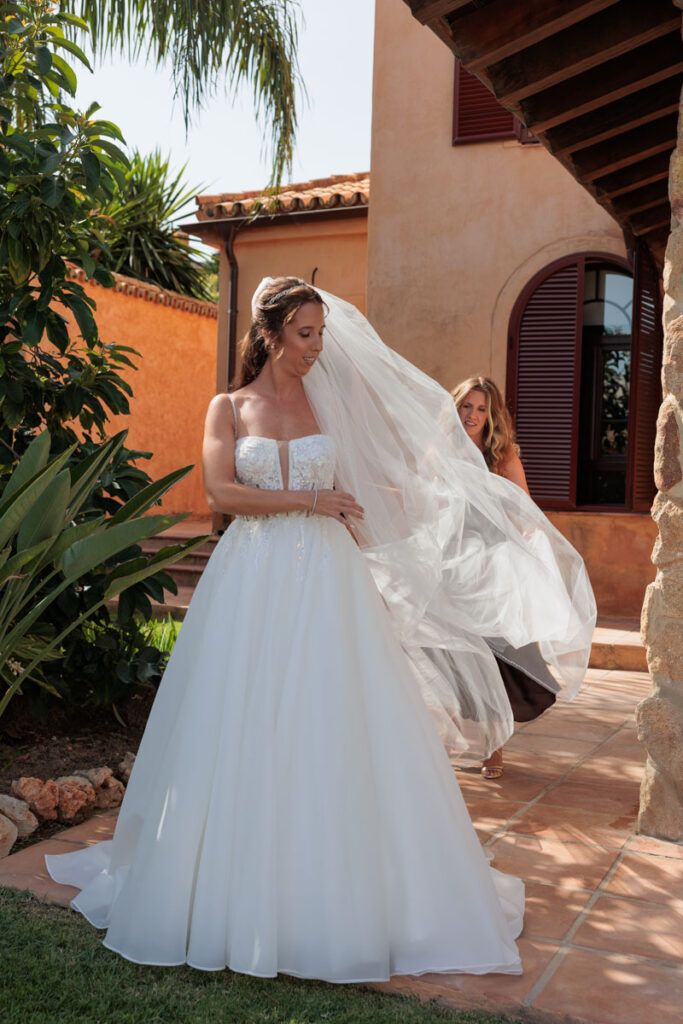 Reportaje de fotos de boda en los preparativos en Sevilla