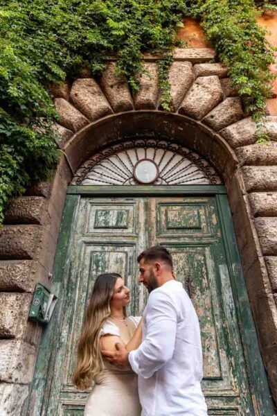 Fotografía en las calles del Trastévere en Roma