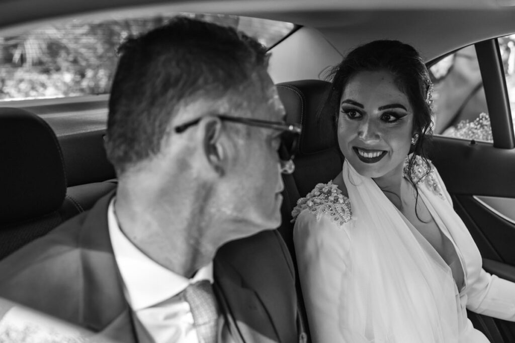 fotos de padre e hija en la boda.