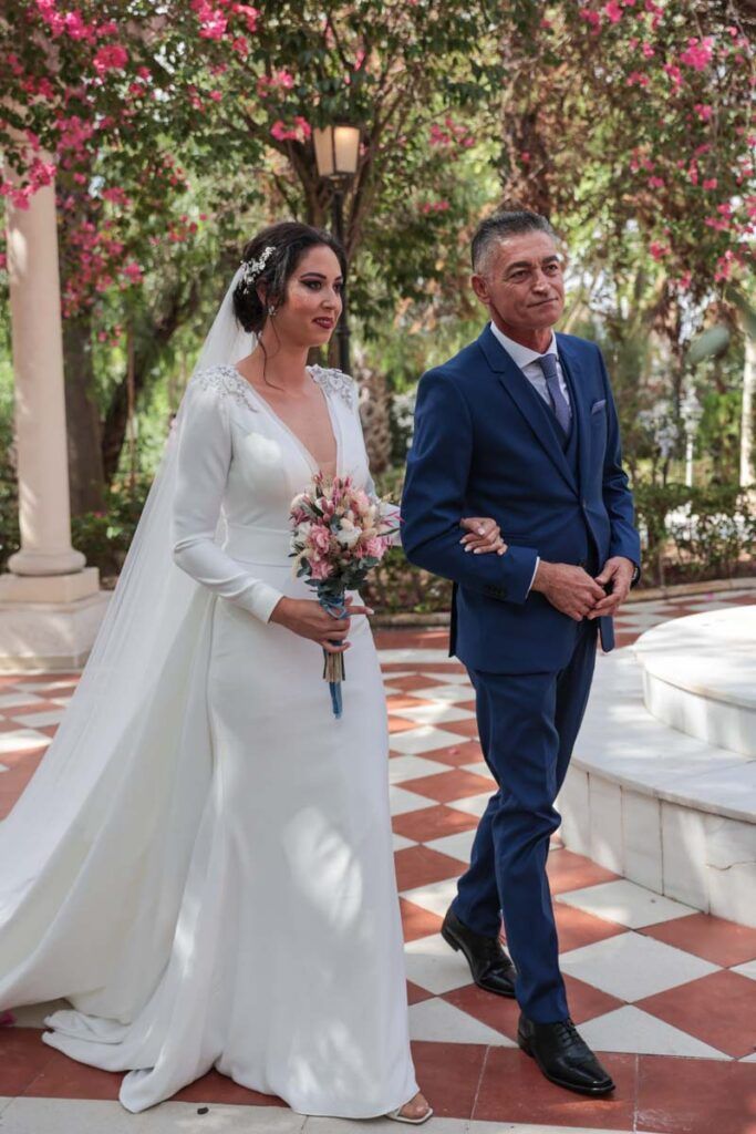 fotografía de padrinos de boda