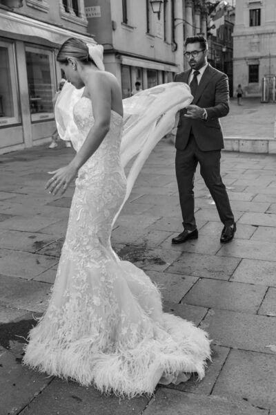 fotografía de boda en Venecia