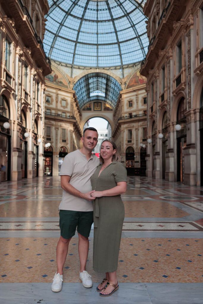 foto de una pareja de novios realizada por Iván Pérez fotógrafo profesional en Milán